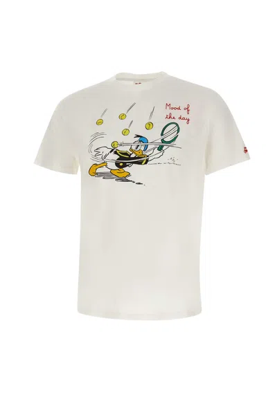 Mc2 Saint Barth X Disney Mood Day Cotton T-shirt In White