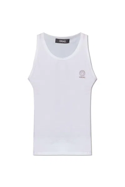 Versace Collection Sleeveless Top In White