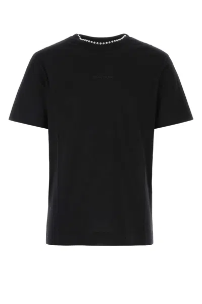 Alyx Hardware-embellished Collar Cotton T-shirt In Black