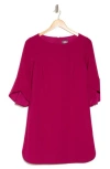 Vince Camuto Puff Sleeve Top In Wine