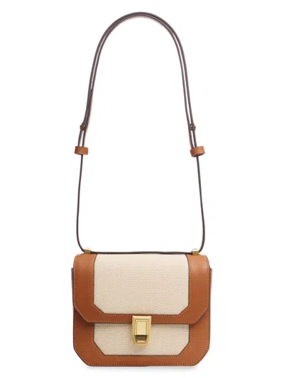 Rag & Bone Women's Small Max Leather & Canvas Crossbody Bag In Natural