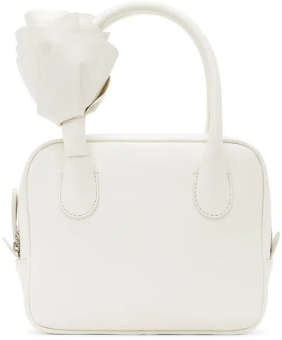 Magda Butrym Brigitte Small Leather Tote Bag In White