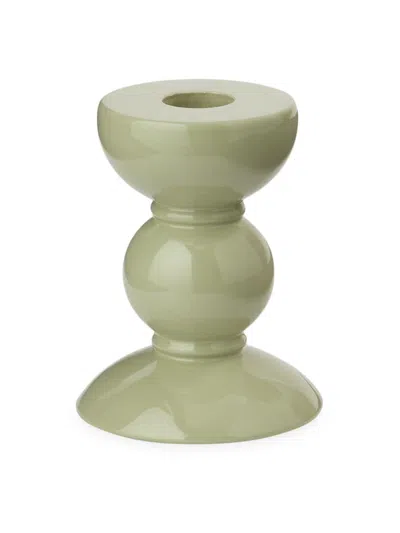 Addison Ross Bobbin Candle Stick In Green