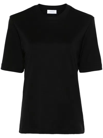 Ferragamo Logo-patch T-shirt In Black