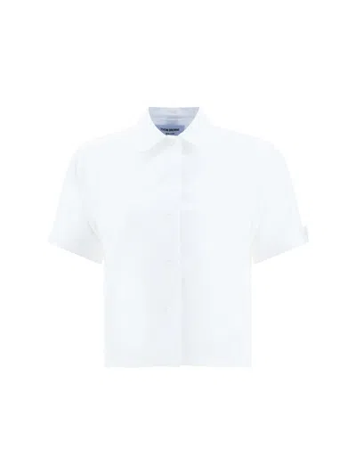 Thom Browne Bowling Shirt In White