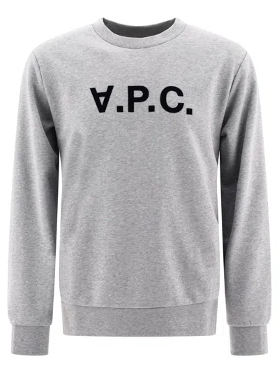 Apc A.p.c. "standard Grand Vpc" Sweatshirt In Grey