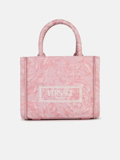Versace Small 'athena Barocco' Pink Bag
