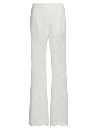 Generation Love Women's Isabel Lace Boot-cut Pants In White
