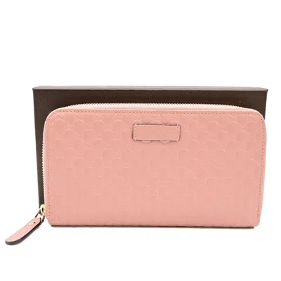 Gucci Pink Leather Wallet  ()
