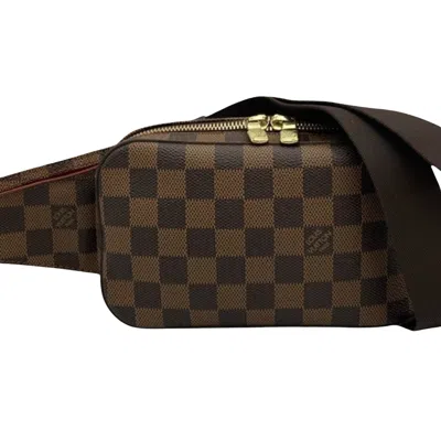 Pre-owned Louis Vuitton Geronimos Brown Canvas Shoulder Bag ()