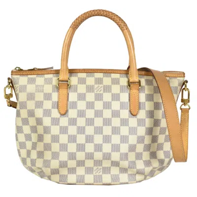 Pre-owned Louis Vuitton Riviera White Canvas Tote Bag ()