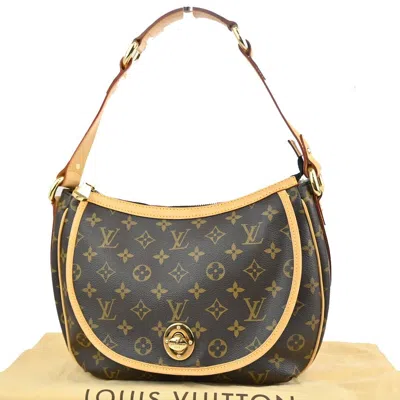 Pre-owned Louis Vuitton Tulum Brown Canvas Shoulder Bag ()