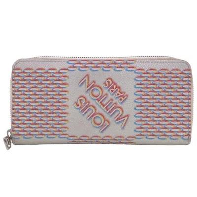 Pre-owned Louis Vuitton Zippy White Leather Wallet  ()