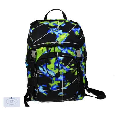 Prada Tessuto Multicolour Synthetic Backpack Bag ()