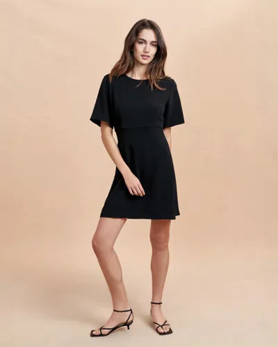 La Ligne Charly Mini Dress In Black
