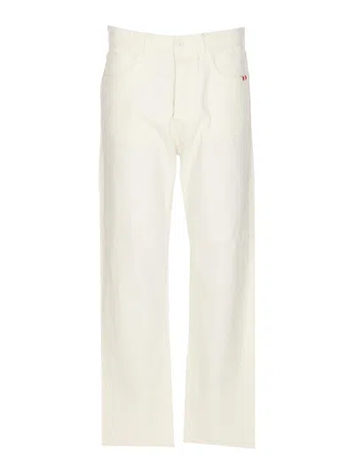 Amish Jeans Beige In White