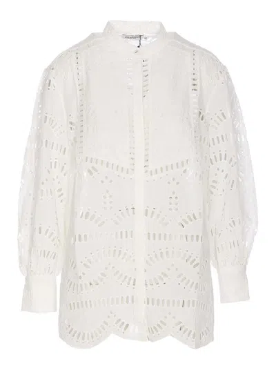 Charo Ruiz Jeky Cut Out-detailing Blouse In White