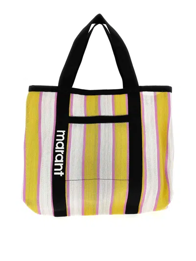 Isabel Marant Warden Shopping Bag In Multicolor