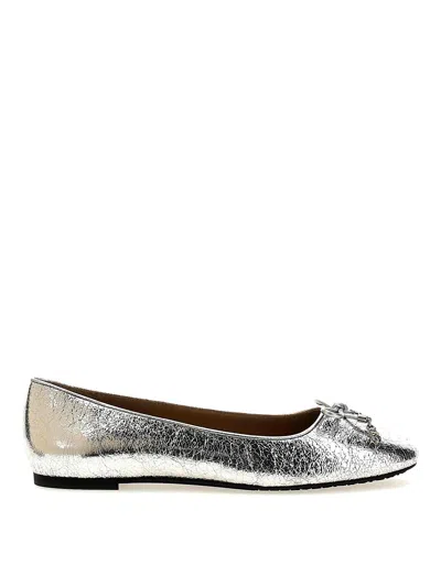 Michael Kors Nori Flat Shoes Silver