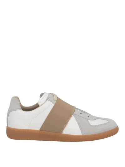 Maison Margiela Replica Sneakers With Elastic Band In White