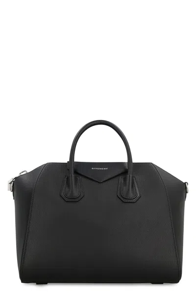 Givenchy Black Leather Small Antigona Handbag