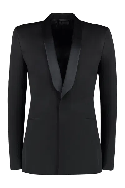 Givenchy Single-breasted One Button Jacket In Black