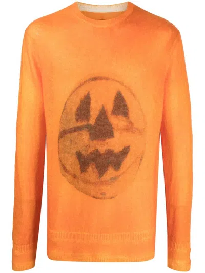 Givenchy Men's Pumpkin Sweater For Ss22 In Orange