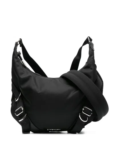 Givenchy Voyou Nylon Crossbody Bag In Black