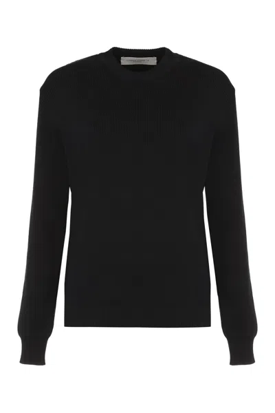 Golden Goose Dany Cotton Crew-neck Sweater In Blue