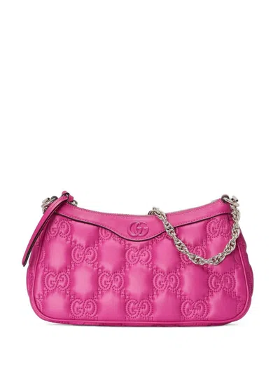 Gucci Chic Gg Matelassé Shoulder Handbag In Lovely For Women In Pink