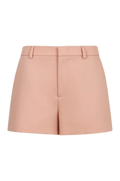 Gucci Wool Shorts In Pink