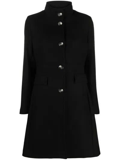 Herno Single-breasted Wool Coat In 9300