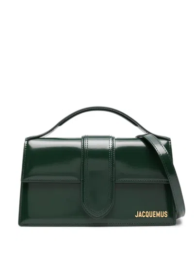 Jacquemus Dark Green Le Grand Bambino Leather Top-handle Bag