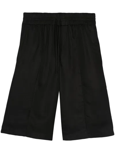 Jil Sander High-waisted Shorts In Black