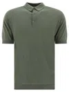John Smedley Men's Roth Cotton Polo Shirt In Green