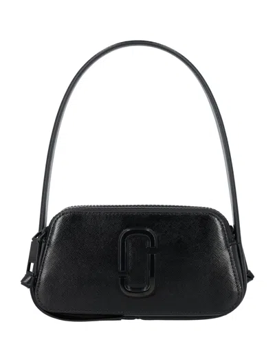 Marc Jacobs The Saffiano Tonal Slingshot Bag In Black