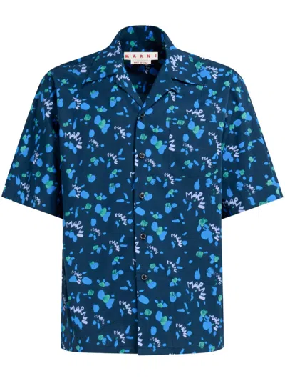 Marni Shirt  Made Of Cotton In Blue