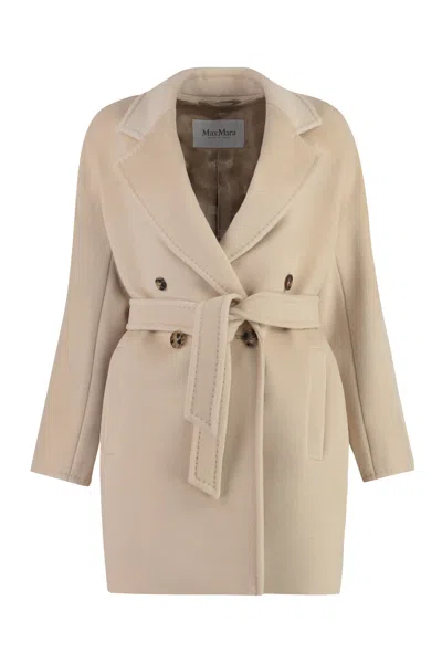 Max Mara 101801 Wool And Cashmere Icon Coat In Tan