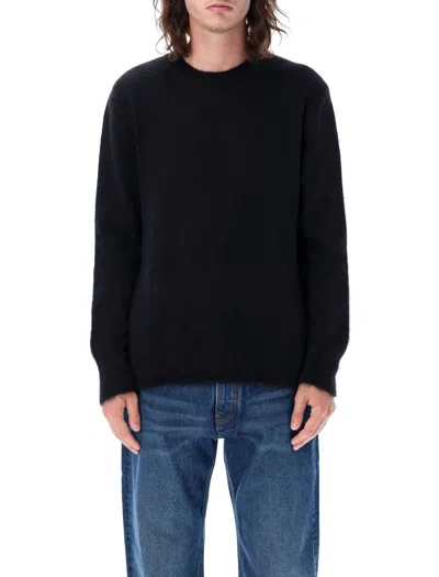 Off-white Mohair Arrow Knit Sweater In Black