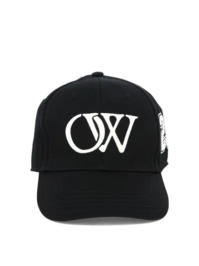 Off-white Multi Logo Black Cap For Men In Ss24 Collection