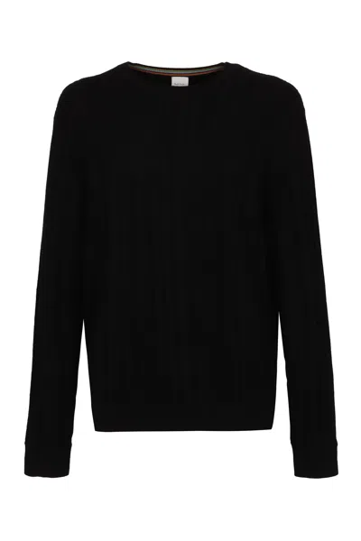 Paul Smith Merino Wool Sweater In Black