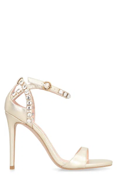 Pinko Calila 02 Heeled Sandals In Gold