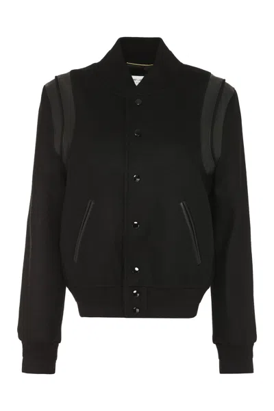 Saint Laurent Jacket In Black