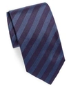 BRIONI Striped Silk Tie,0400095703211