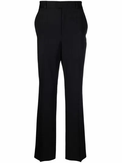 Valentino Black Wool Tailored Trousers