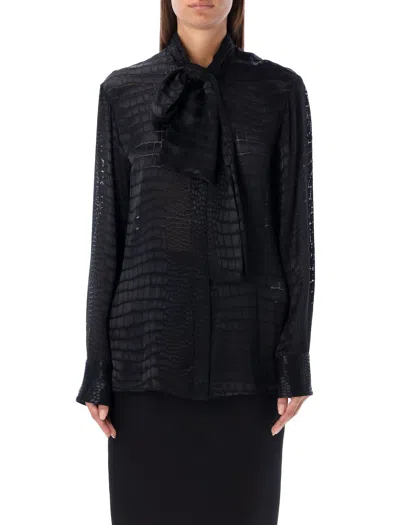 Versace Informal Shirt In Black