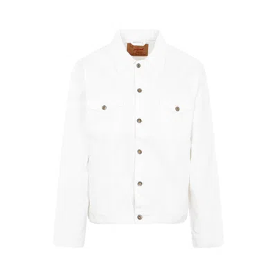 Y/project Classic Wire Denim Jacket In White