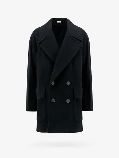 Alexander Mcqueen Man Coat Man Black Coats