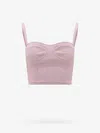 Alexander Mcqueen Woman Top Light Pink Size S Viscose, Polyester