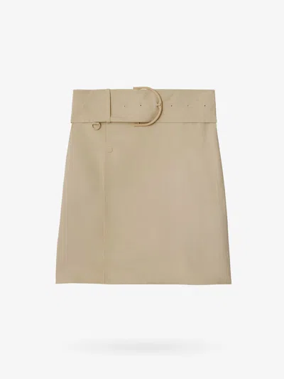 Burberry Woman Skirt Woman Beige Skirts In Cream